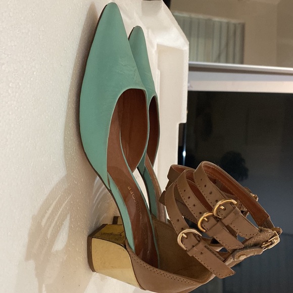 Rebecca Minkkoff pointy shoes block heel - Picture 5 of 10